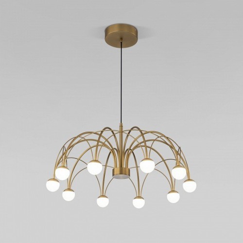 Подвесная люстра Eurosvet Ragno 90030/10 LED золото