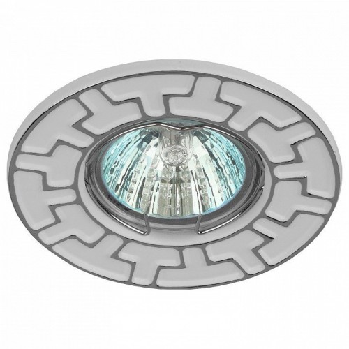 Встраиваемый светильник ЭРА Штампованный ST5 CH/WH