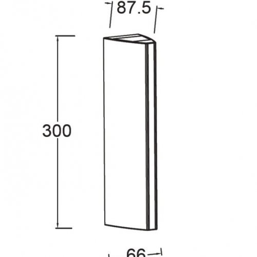 Архитектурная подсветка Oasis Light TUBE LED W1927-4К Gr