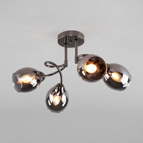 Потолочная люстра Roselyn 30171/4 черный жемчуг