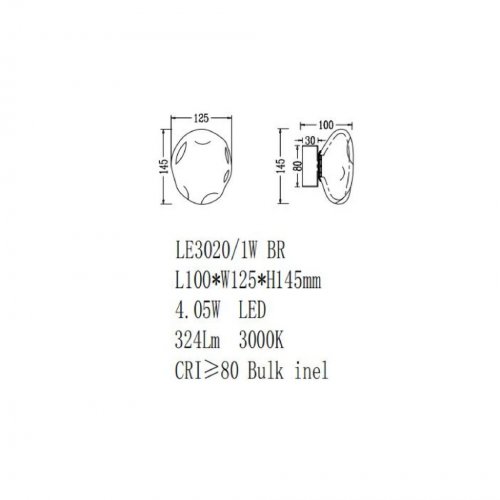 Бра Magic LE3020/1W BR