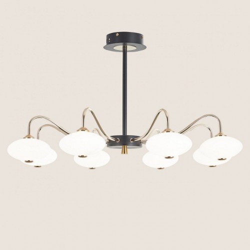 Потолочная люстра Arte Milano 273908/8 BK/GD