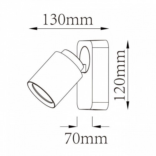 Настенно-потолочный светильник DeMarkt Астор 545020401