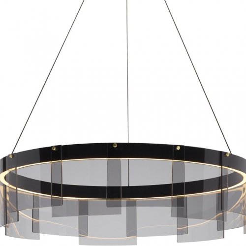 Подвесная люстра DeLight Collection Stratos D8825P/M black/smoky