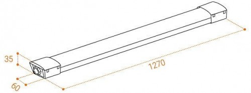 Накладной светильник Wolta  WPL36-4K120-01