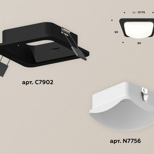 Встраиваемый светильник Ambrella light Xc7902 1 XC7902014
