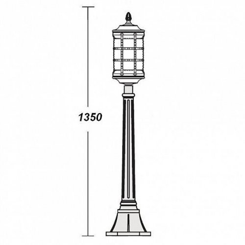 Наземный фонарь Oasis Light 81207 Bl