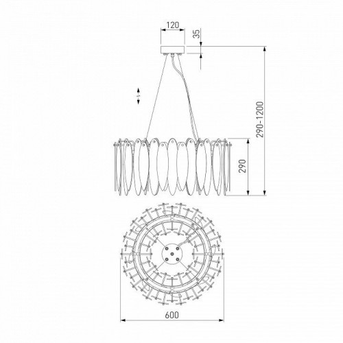 Подвесная люстра Bogates Canaria 324/8 Подвесная люстра Bogates Canaria 324/8
