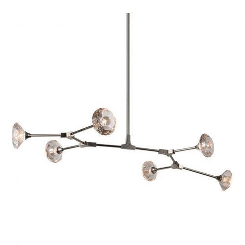 Подвесная люстра DeLight Collection Salasco KR0776P-6 nickel Подвесная люстра DeLight Collection Salasco KR0776P-6 nickel