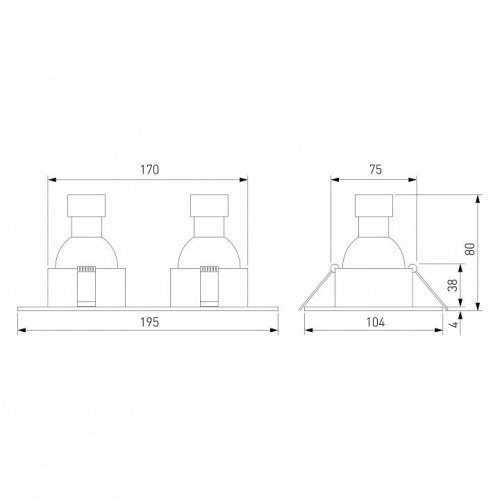 Точечный светильник Elektrostandard Andi 15700/02