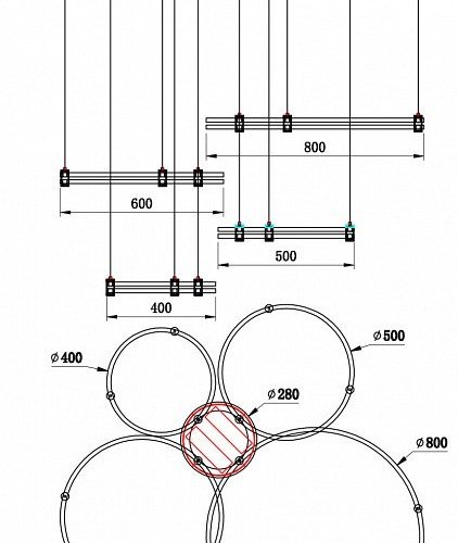 Подвесной светильник Stilfort 4006/02/04PL