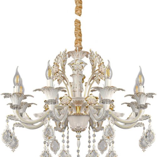 Подвесная люстра AM Group CLEOPATRA CLEOPATRA SP8 WH+GL
