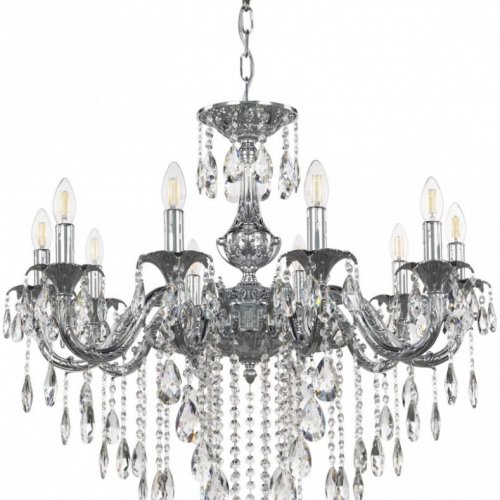 Подвесная люстра Bohemia Ivele Crystal AL7901 AL79101/10/250 B Ni