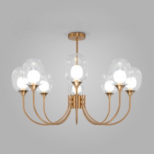 Потолочная люстра Eurosvet Spritz 70217/8 латунь