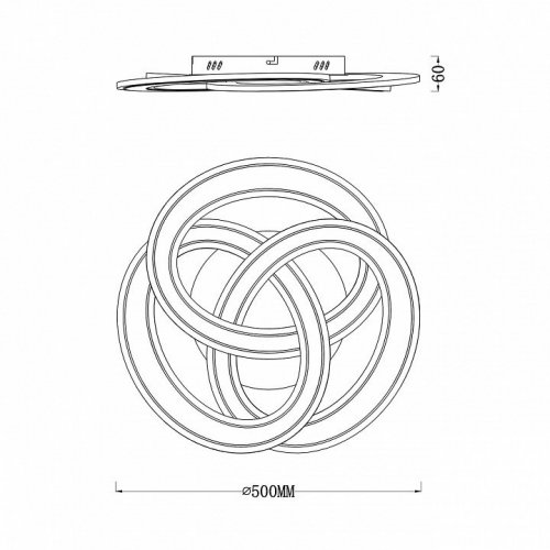 Потолочная люстра Escada Quant 10243/3LED