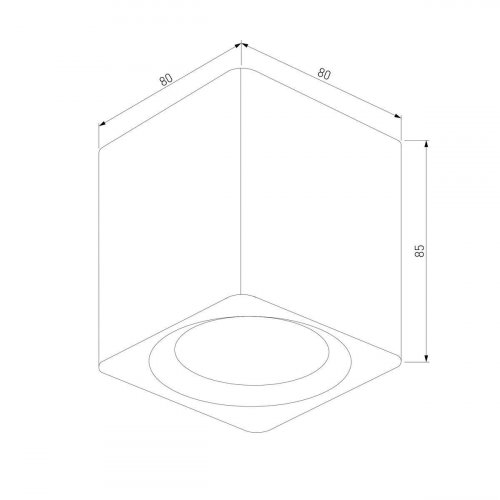 Потолочный светодиодный светильник Elektrostandard Matrix 25051/LED a065287