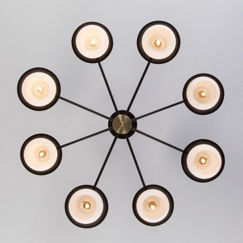 Потолочная люстра Eurosvet Nocciola 70106/8 черный