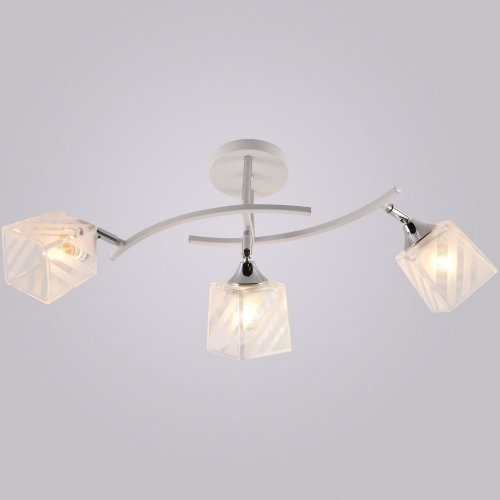 Потолочная люстра Reluce 01593-0.3-03 WH+CR Потолочная люстра Reluce 01593-0.3-03 WH+CR