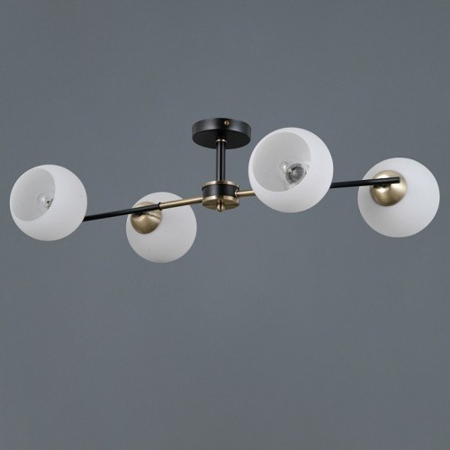 Потолочная люстра Illumico IL0469-4CSQ-24 BK AB LIBRA Потолочная люстра Illumico IL0469-4CSQ-24 BK AB LIBRA