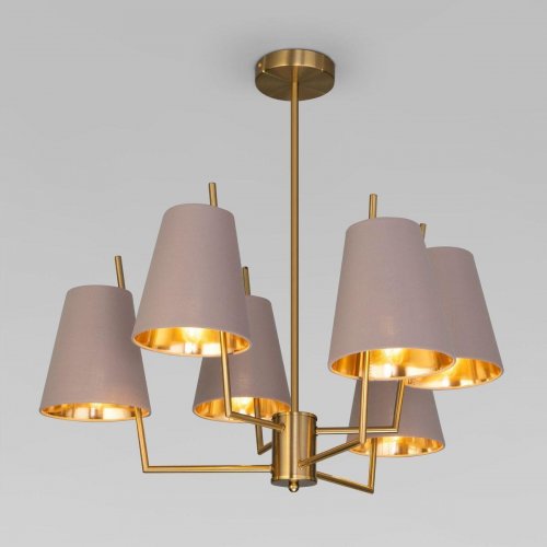 Подвесная люстра Eurosvet Topanga 60173/6 латунь a069017 Подвесная люстра Eurosvet Topanga 60173/6 латунь a069017