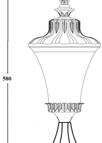 Наземный фонарь Oasis Light ELBA 86404 Bl