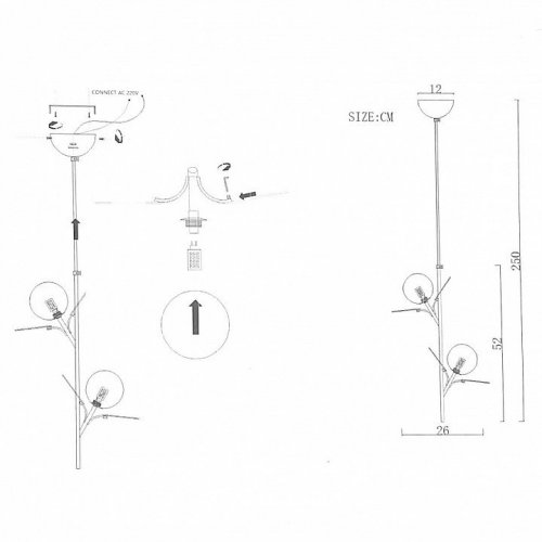 Подвесной светильник ImperiumLoft MATISSE-ONE01 Подвесной светильник ImperiumLoft MATISSE-ONE01