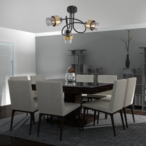 Потолочная люстра Escada Hurricane 1139/3P Black/Gold