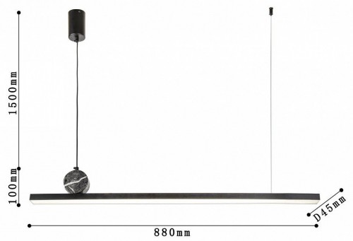Подвесная светодиодная люстра F-Promo Firmato 4060-1P