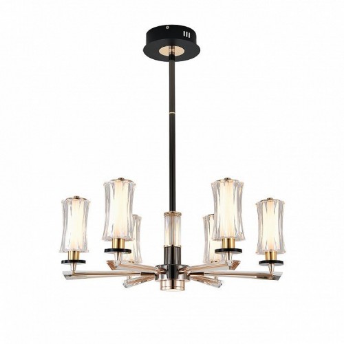 Люстра на штанге Indigo Grandioso 13038/6R Black