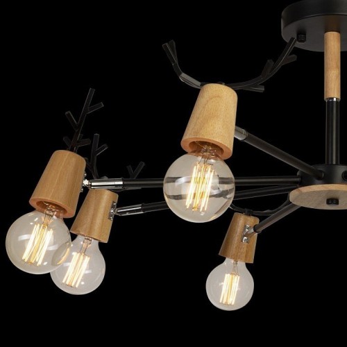 Потолочная люстра Loft IT Sven 10024/8 Black Потолочная люстра Loft IT Sven 10024/8 Black