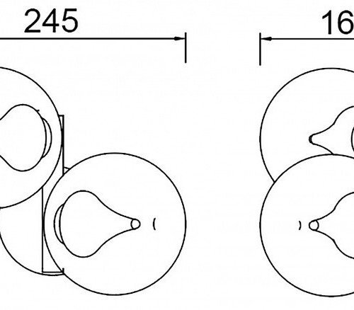 Бра Mantra Andromeda 9554
