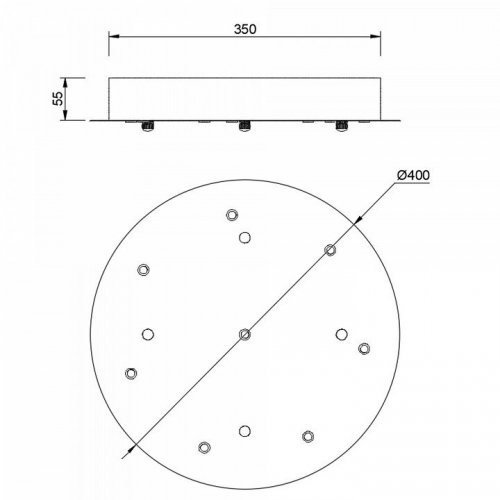 Подвесная люстра Mantra Arrecife 9368+9229 (8L)