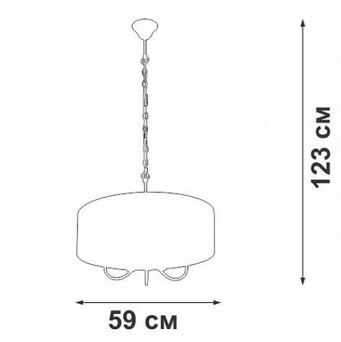 Подвесной светильник Vitaluce V3983 V3983-0/5 Подвесной светильник Vitaluce V3983 V3983-0/5