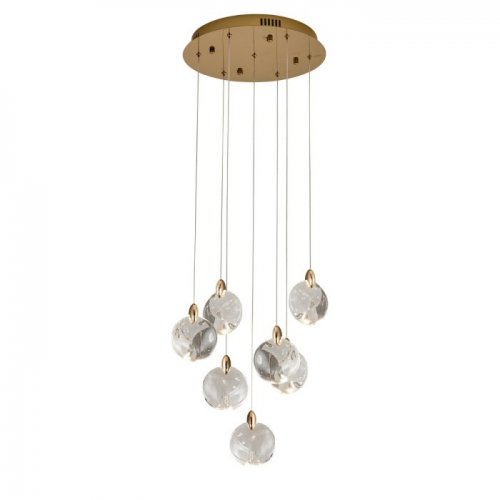 Подвесной светильник DeLight Collection OD2440 OD2440-7 gold/clear Подвесной светильник DeLight Collection OD2440 OD2440-7 gold/clear