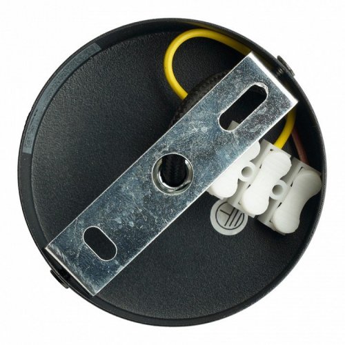 Светильник потолочный Feron Barrel HL4608 OPAL levitation 12W, 230V, GX53, черный, на подвесе 1,7 м