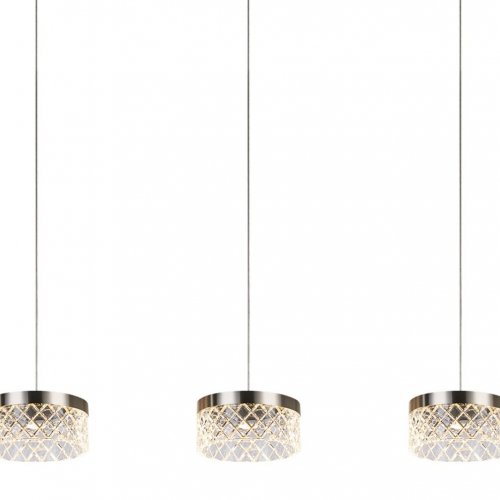 Подвесной светильник DeLight Collection Diamond cut MD21020075-3B satin nickel Подвесной светильник DeLight Collection Diamond cut MD21020075-3B satin nickel