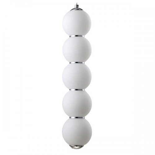 Подвесной светодиодный светильник Crystal Lux Desi SP5 Chrome/White