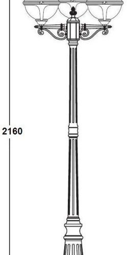 Наземный фонарь Oasis Light VENA 88409B Bl