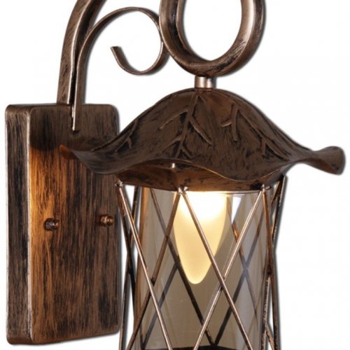 Уличный настенный светильник Reluce 08281-9.2-001U BKG