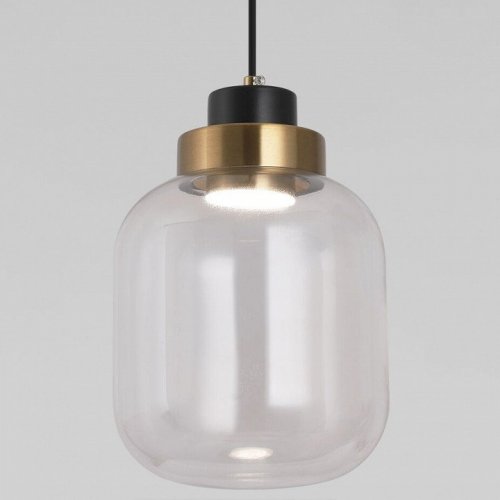 Подвесной светодиодный светильник Eurosvet Jeffry 50240/1 Led прозрачный Подвесной светодиодный светильник Eurosvet Jeffry 50240/1 Led прозрачный