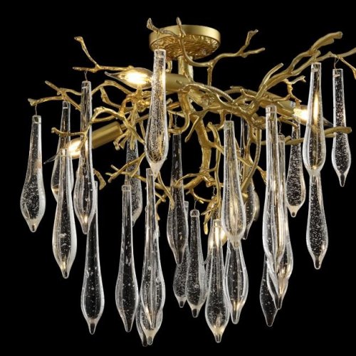 Потолочная люстра Crystal Lux Reina PL5 D600 Gold Pearl Потолочная люстра Crystal Lux Reina PL5 D600 Gold Pearl