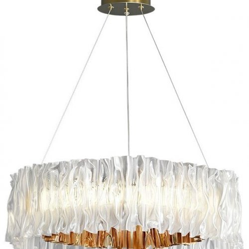 Подвесная люстра DeLight Collection Accordeon 10310P-780 white/gold