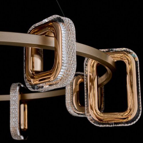 Подвесная люстра Theona LE7701/8 Grey/Gold