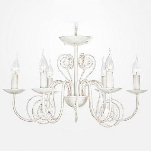 Подвесная люстра Eurosvet 60018/6 белый с золотом Подвесная люстра Eurosvet 60018/6 белый с золотом