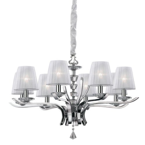 Подвесная люстра Ideal Lux Pegaso SP8 Bianco Подвесная люстра Ideal Lux Pegaso SP8 Bianco