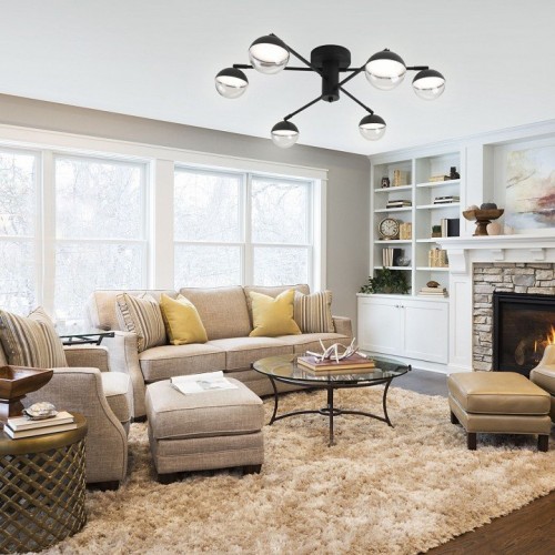 Потолочная люстра Diverse 10271/6LED Black