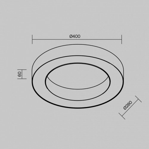 Потолочный светильник Maytoni Lua C093CL-36W4K-W Потолочный светильник Maytoni Lua C093CL-36W4K-W