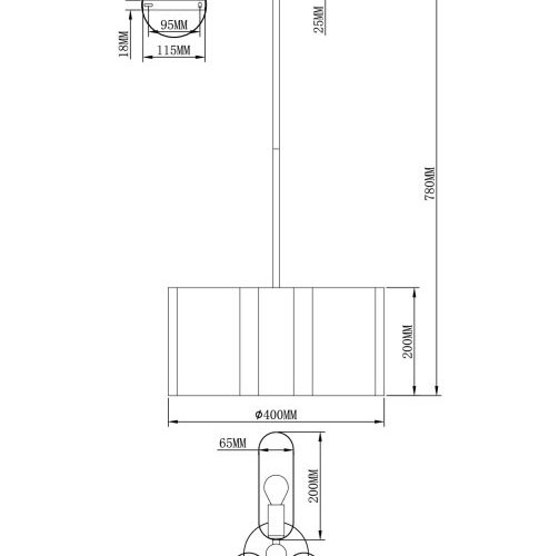 Потолочная люстра Metalicana V11812-3P Потолочная люстра Metalicana V11812-3P