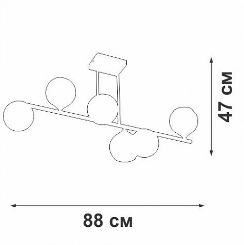 Люстра Vitaluce V2046-1/6PL
