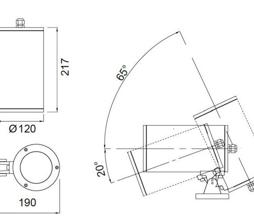 Архитектурная подсветка Oasis Light TUBE LED W2162-1-3K Bl Архитектурная подсветка Oasis Light TUBE LED W2162-1-3K Bl